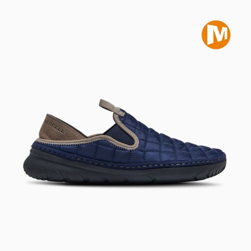 Pánské Slip On Boty Merrell Hut Moc Tmavě Blankyt (CZ. QBTDY)